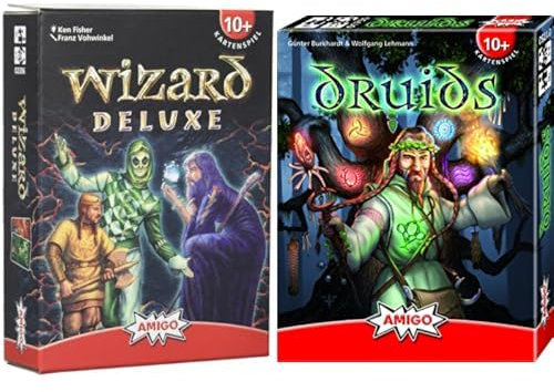 AMIGO 02206 Kartenspiel Wizard Deluxe, bunt Spiel + Freizeit 01750 - Druids