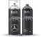 Bolt Spray Premium Paint - Pack Spray Pintura BICAPA para Mercedes Metalizado + Barniz 1K 400ML - 775/9775 IRIDIUMSILBER