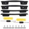 BQLZR Flexibler Gurt schwarz B116 Koffer Gepäck Ersatzgriff 215mm 2 Stück