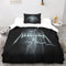 Metallica Bettwäsche Rock 'n' Roll Bettwäsche 3D Heavy-Metal-Band Drucken Mit Bettbezüge Kissenbezüge Für Jungen Mädchen Single（135x200cm）