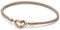 PANDORA Moments Studded Chain Armband aus Sterling Silber mit 14 Karat rosévergoldete Metalllegierung, Kompatibel Moments, Größe: 23cm, 582731C00-23