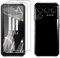 LYZXMY Hülle für IIIF150 Raptor(2023)(6.8) Schwarz Handyhülle +2 Stück Gehärtetes Glas Schutzfolie, Case Weich Silikon TPU Schutzhülle Cover 9H Härte HD Gehärtetes Glasfolie Glas