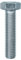Restagraf - Viti per metalli a testa esagonale - M7-1.00 x 30 mm - Acciaio Classe 8.8 - DIN 933 - Rif. 840 - Confezione da 25