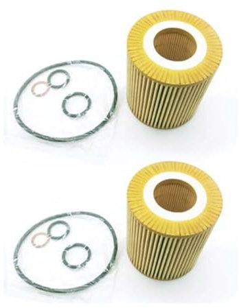Viviance Ölfilter 11427508969 kompatibel mit BMW E46, E87, E88, E90, E91, 116i, 120i, 318i, 320i - 2 STÜCK
