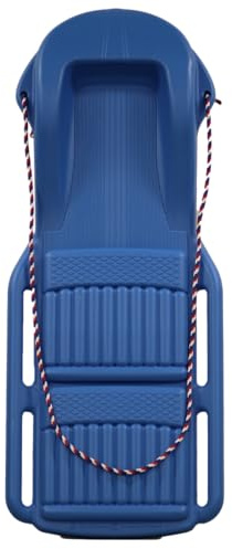 The Original Retro Racer Snow Sled by Confer Plastics, Cool Blue Color, Durable Design for All Ages, Made in USA, Available as a Single Sled for Quick Rides
