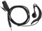 3,5 mm Ohrbügel, Push to Talk Ohrhörer in G Form mit Ansteckclip für Zello, Voxer, Smartphone, Tablet