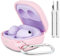 Silicone Case for Samsung Galaxy Buds FE, 2 Pro, 2, Pro, Live with Cleaner Kit (Pink)