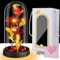 Rose Geschenke Valentinstag für Frauen, Geschenke für Frauen, Ewige Blume im Glas, Valentinstagsgeschenk für Sie, Geburtstagsgeschenk für Mama Freundin Oma, Schöne und das Biest Rose mit LED Licht