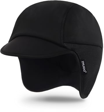 Zylioo S/M/L/XL/XXL Fleece Skull Cap for Big/Small Heads,Cycling Cap Under Helmet,Helmet Liner Cap,Runing Beanie