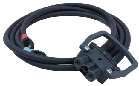 REMA Dose Euro Din 80A Kupplung 35mm² grau (mit Endableiter 1200mm)
