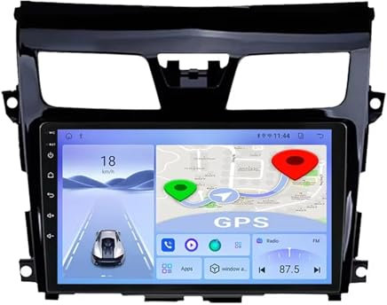 Double Din 10 inch Android 14 Car Stereo Radio for Nissan Teana 3 J33 2013-2015 with Wireless Carplay AHD Backup Camera Bluetooth Steering Wheel Controls GPS(T700 [8+256G])