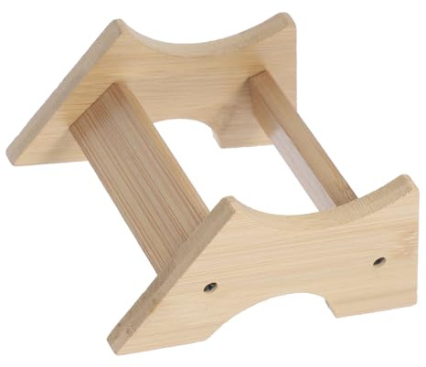 Support Stable de Boissons Khaki en Bois, Distributeur Base Élégante | Présentoir pour Boisson, Usage Polyvalent, Style Innovant et Sophistiqué, Conçu pour Charge Accrue