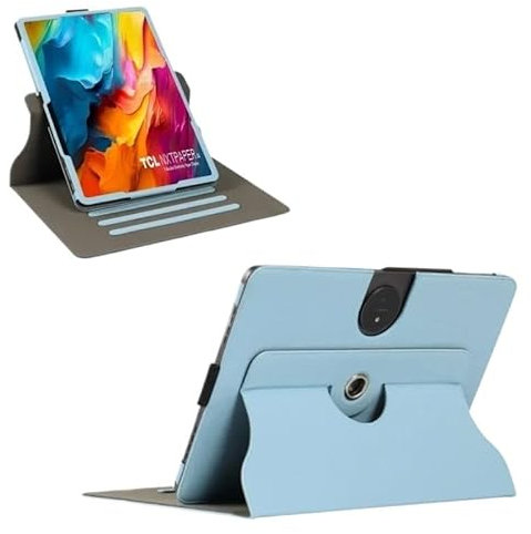 MQVQAUBST Funda for Tableta TCL NXTPAPER 14 9491G de 14,3 Pulgadas con rotación de 360 Grados y Correa de Mano.