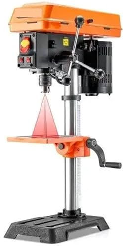 Tischbohrmaschine, 10-Zoll-Tischbohrmaschine – einstellbare Tischbohrmaschine mit 610–2800 U/min für Metall, Holz, Heimwerkerarbeiten