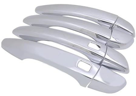 Générique Garniture De Poignée De Porte Chromée, Accessoires De Style pour Peugeot 308 T9 SW GT (2014-2019)(Style 1)