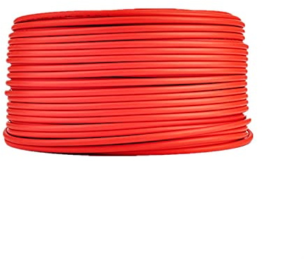 GZXXB Fil Electrique,Câble Electrique Câble photovoltaïque 2.5mm2 4mm2 6mm2 Câble d'alimentation Solaire/câble TUV pour Panneaux PV Connexion Rouge Black(Red,20M_AWG9 6MM2)