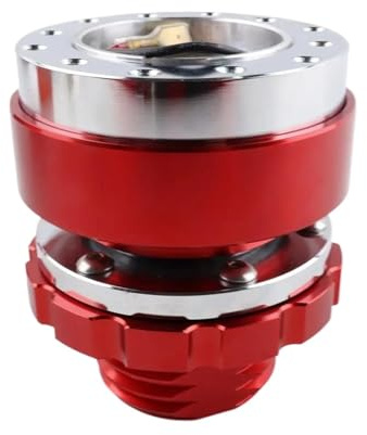 Für Thrustmaster T500 T300 T-GT TX Lenkradadapter-Schnellspanner Auto-Lenkradnabe(Red)