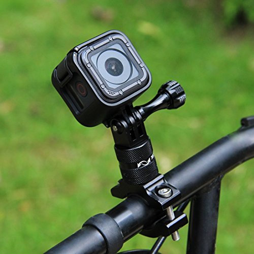 PULUZ Go Pro Bike Halterung 360°Rotation Lenker Fahrradhalterung für Actionkamera Go Pro Hero Hero11 /10/9 /8/7 /6/5, Insta360 Ace/Ace Pro, DJI Osmo Action 4