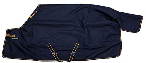 Bucas Irish Turnout Medium 150g Classic - navy/gold, Groesse:130