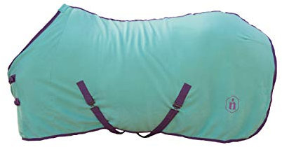 Abschwitzdecke_indira_pro_350g (135 cm, Türkis 01 - Violett 01)