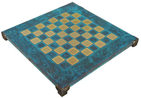 Blue Oxidized Chess Board - 1.375 Squares