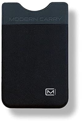 Slim Kreditkartenetui von Modern Carry – ultradünn (schwarz mit 2 Kartenfächern)
