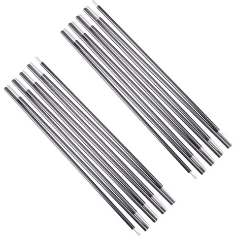 Azarxis Zeltstange Reparatur Set, Teleskopstangen aus 7001 Aluminium, Multifunktions Reparatursatz für Zelt Camping Wandern (610cm)