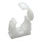 FM Products Clip Link Single Hinged Pipe Clip, White, 22mm - Pack of 10