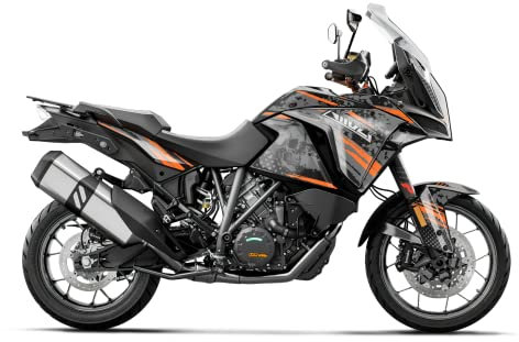 ARider Dekor (Aufkleber) für KTM Adventure 1290 (S) 2017, 2018 und 2019 (Orange)