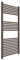 ERCOS sèche-serviettes Radiateur de salle de bain Taille 600x1200 MM Radiateur de salle de bain Brun brûlé mat, raccords 1/2 Livré avec kit de montage