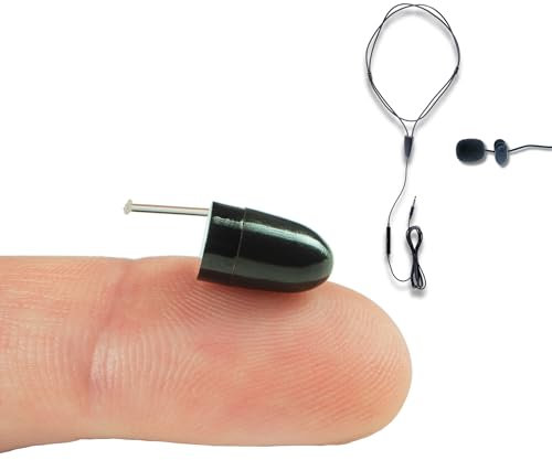 PingaOculto Auricolari Spia Esami Vip Pro Mini Auricolare Invisibile Nascosto e Microfono Cavo per Telefono - Micro Cuffie Invisibili Piccolo Orecchio (Auricolari Spia Vip Pro UltraMini + Microfono)