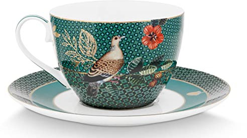 PIP STUDIO 51004148 Winter Wonderland Tasse m.Unte. dove green 280ml (1 Stück)
