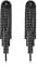 Clearine Bridal Nappe Orecchini da donna Scintillio Rhinestone Cristallo Long Goccia Lampadario Bohemian Dangling Earrings Nero Nero-fondo