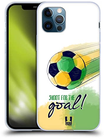 Head Case Designs Meta Amor de La Pelota Caso Funda de Gel Suave Compatible con Apple iPhone 12 / iPhone 12 Pro