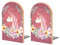 Lot De 2 Serre-Livres Licorne Support De Livre Antidérapant en Bois pour Bibliothèque De Bureau