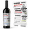 3 X Halloween Blood Bag Wine Personalise Medical Alcohol Bottle Gift Funny Drinks Sticker Label ([3 Pack] White)