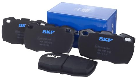 SKF Scheibenbremse Bremsbelag VKBP 80435-4er Set - Position Vorderachse Höhe 77mm Länge 154mm Breite 83mm Dicke 18mm - OE Qualität | Kompatibel mit: LAND ROVER 110/127, LAND 90 I, LAND DEFENDER Cabrio, LAND DEFENDER Pick Up