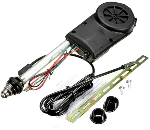 Amplificador automático de radio de antena de antena eléctrica FM de acero inoxidable para coche