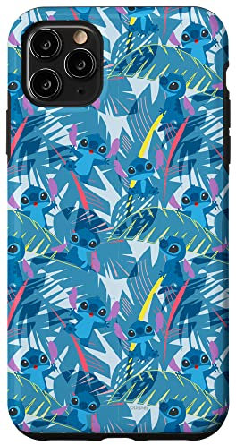 iPhone 11 Pro Max Disney Lilo and Stitch 90s Tropical Print Case