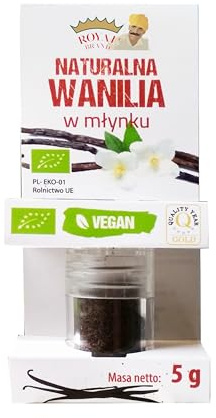 Royal Brand Gourmet Vanille Mühle / Organic / BIO Vanillemühle Bourbon / 5 g /