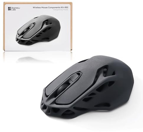 REDREX 3D Drucker Wireless Mouse Model Compatible with Bambulab P1P/P1S,A1/A1 Mini,X1/X1C/X1E 3D Drucker Makerworld MH002 3D Printing DIY Creative Components-Drucke Nicht enthalten