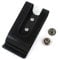 Lapyyne 10Pcs 56X25mm Double Holes Metal Spring Belt Sheath Clip Clasp Buckles Accessories with 8mm Cap Studs Screws