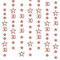 Rose Gold 30th Birthday Bunting Circle Dot Decorations - Long 3m Banner for Men and Women Anniversary Party Decor Supplies