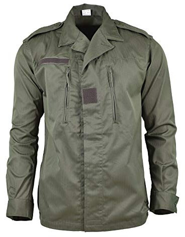 Véritable veste de combat de l'armée française F2 - Surplus - Olive, vert olive, X-Large longue