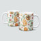 online-hut - Tasse - Kaffeebecher - Weihnachtstasse - Weihnachten - xmas - Winter - Geschenkidee - Lebkuchenmann - Gingerbread man - Tannenzweige - Plätzchen - LT-616