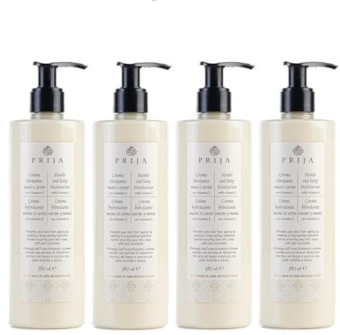 Prija Bodylotion, aufbauende Körpercreme mit Vitamin E für Hände & Körper 380 ml Feuchtigkeitslotion Italien Hotels Spa Wellness (4)