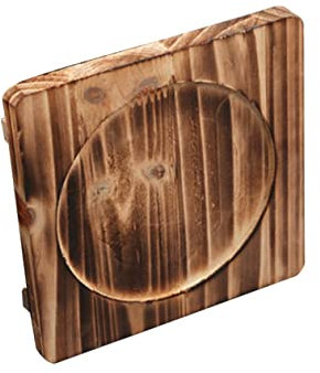 LIFKOME Hitzebeständige Holzunterlage Für Stein Steinschalen Stabile rutschfeste Topfuntersetzer-Matte Mit Glatter Oberfläche Hitzeresistente Schutzmatte Für Tisch Und Herd Elegantes Desig