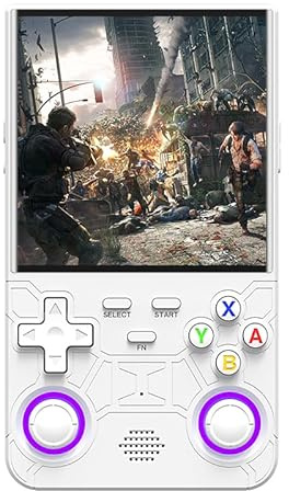 Aidodmom R36 Ultra 2025 – Schermo HD 4, 20.000 Giochis Classici, Joystick 3D LED 7 Colori, Console Retrò Portatile Emulatore Compatibiles PS1/PSP/GBA, WiFi e HDMI