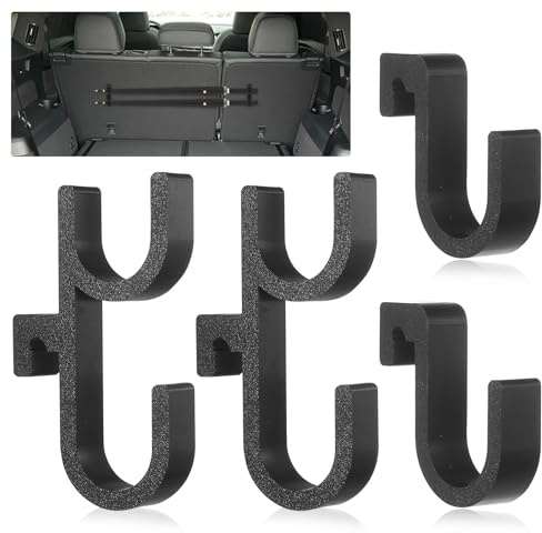 Zhujiehigh 4 Pz Portaombrelli Auto, Porta Ombrelli per Autos, Ganci Organizer per Ombrelli da Autos, Clip per Bagagliaio Sedili di Auto, camion, barche, SUV (2 grandi, 2 piccoli)