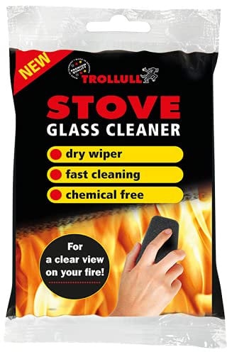 Trollull Cleaner Pads For Stove Glass 2 In A Pack Rakso Stove Glass Cleaner